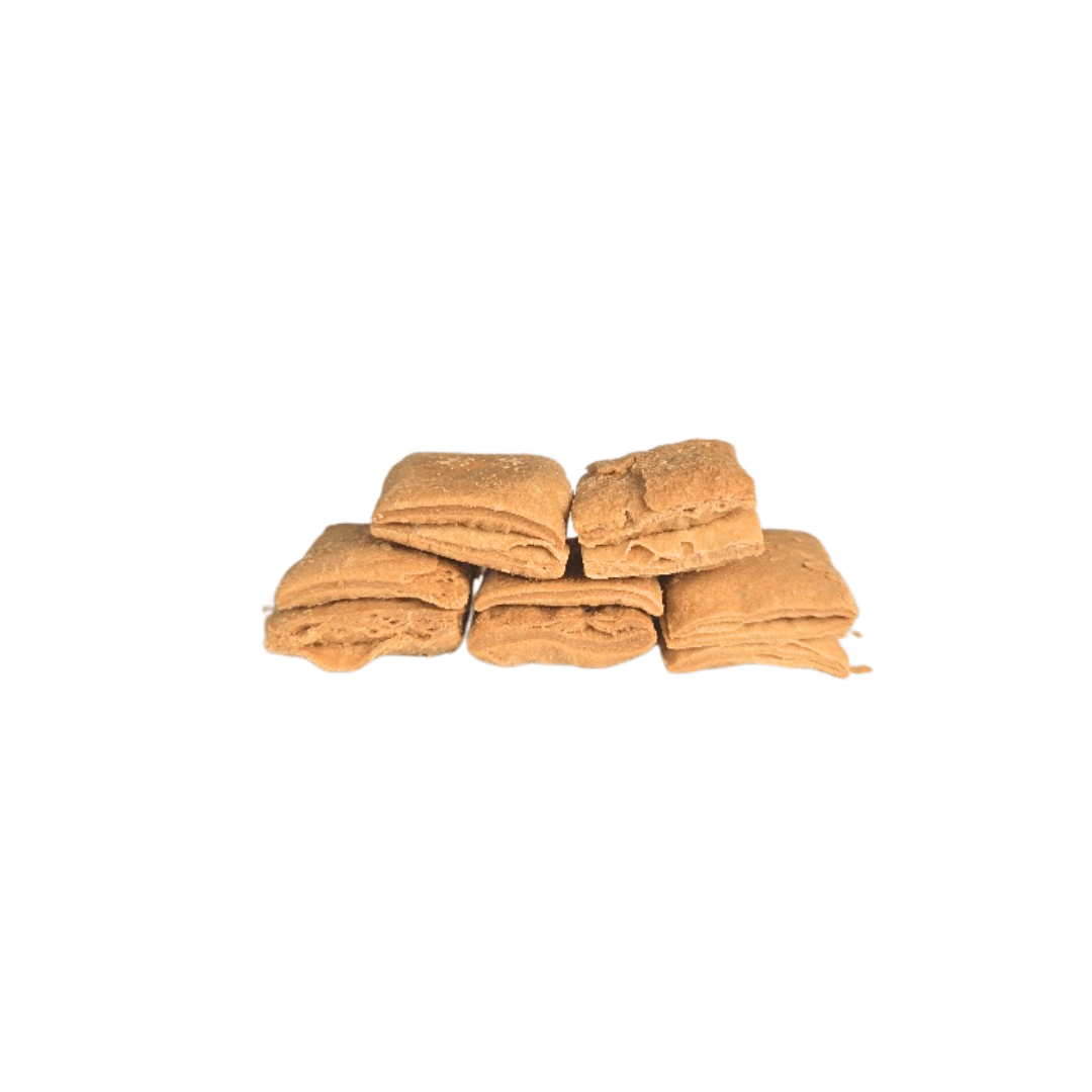 5 Jacobina square biscuits stacked